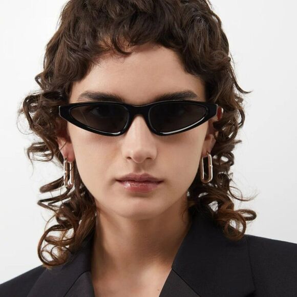 NEW Celine CL40231I 81Y Shiny Transparent Violet Geometric Women Sunglasses - Picture 11 of 11